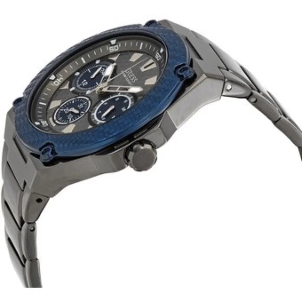 New GUESS Blue and Black Legacy Men's Watch
